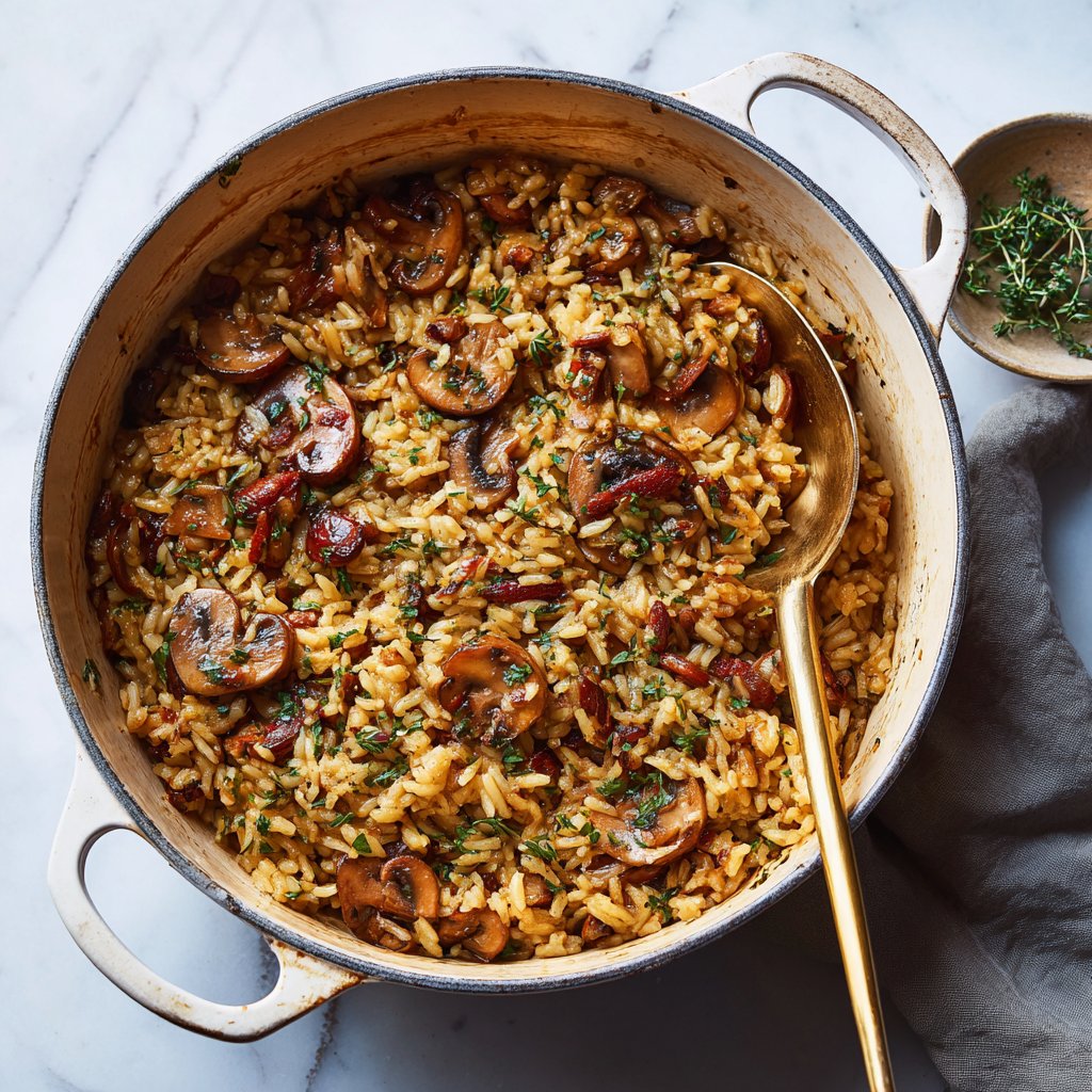 One-Pot Mushroom Rice: The Perfect Comfort Food