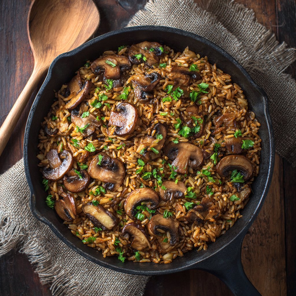 One-Pot Mushroom Rice: The Perfect Comfort Food