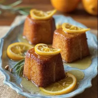orange ginger honey cakes