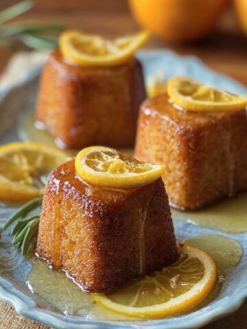 Orange Ginger Honey Cakes
