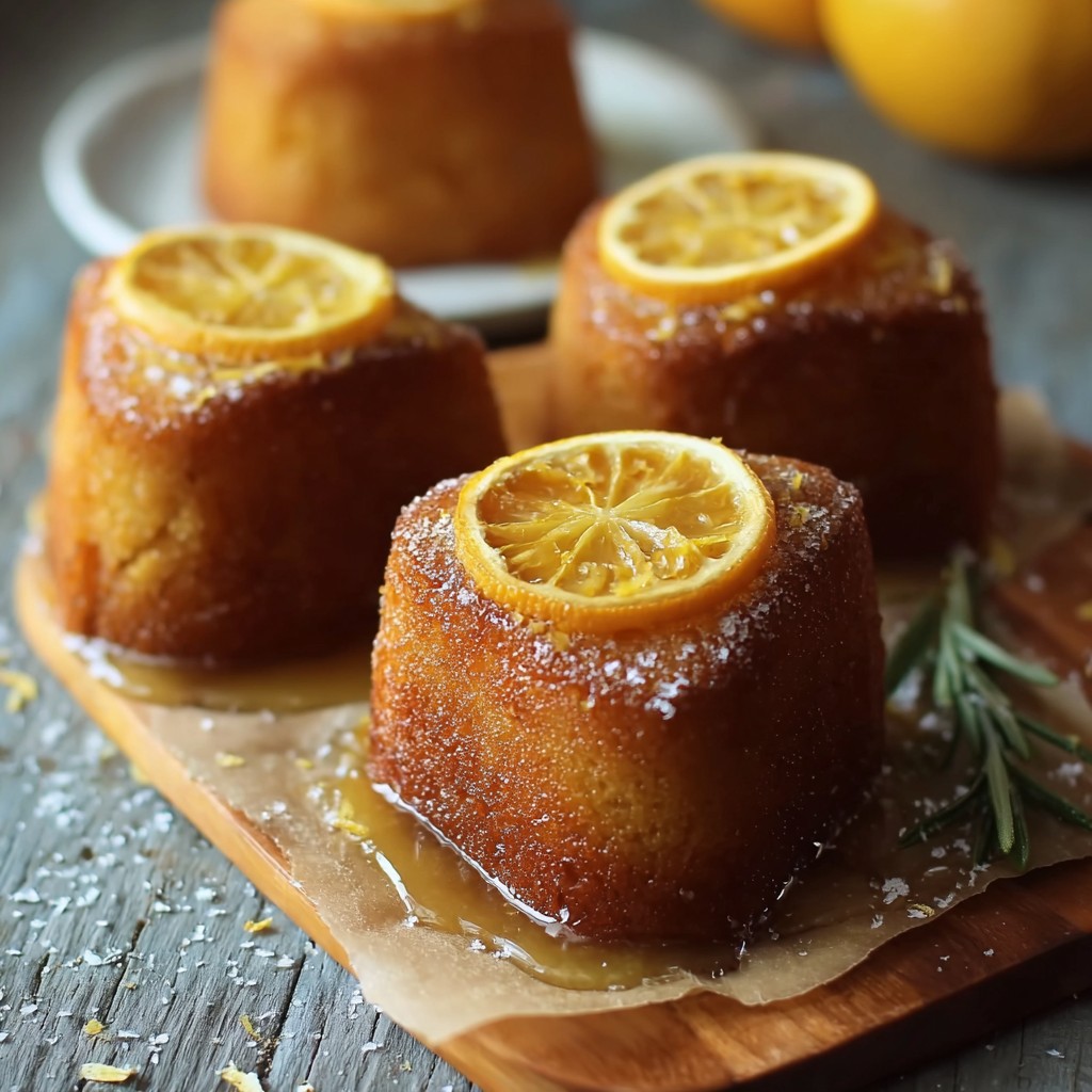 Orange Ginger Honey Cakes