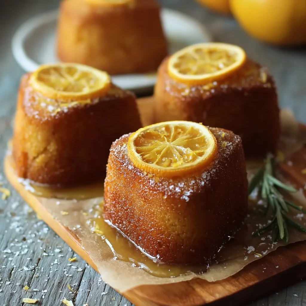 Orange Ginger Honey Cakes