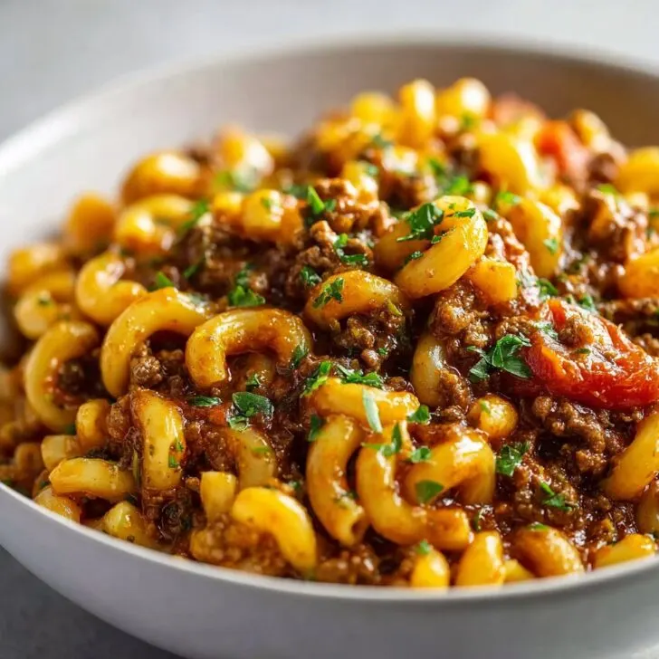 Original Goulash with Ground Beef and Elbow Pasta