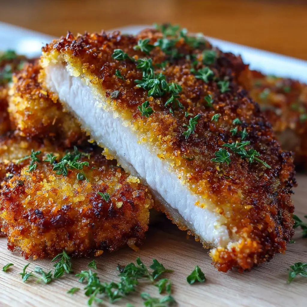 Oven Crispy Bread and Crumbs Pork Chops Oven Crispy Bread and Crumbs Pork Chops