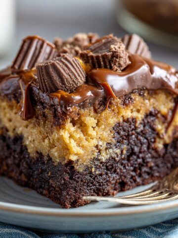 Peanut Butter Cup Dump Cake Recipe