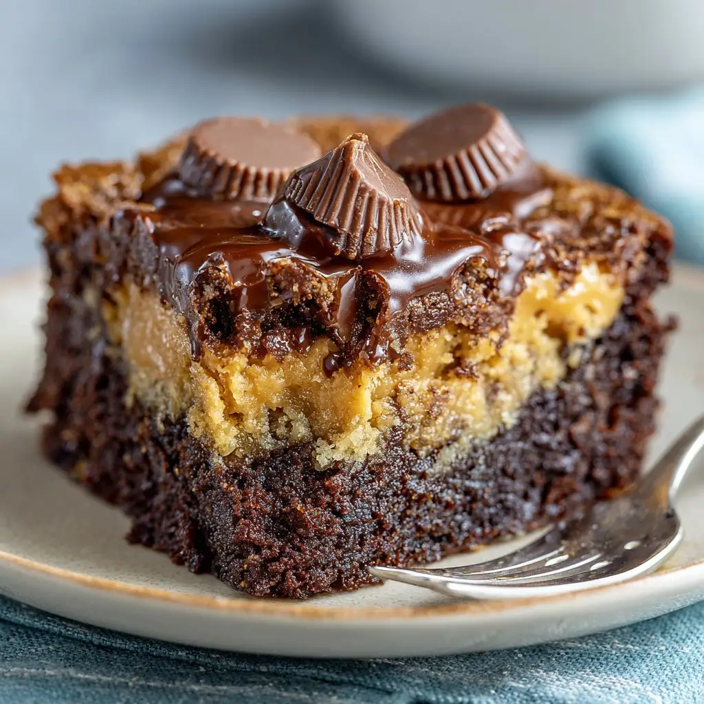 Peanut Butter Cup Dump Cake Recipe Peanut Butter Cup Dump Cake Recipe