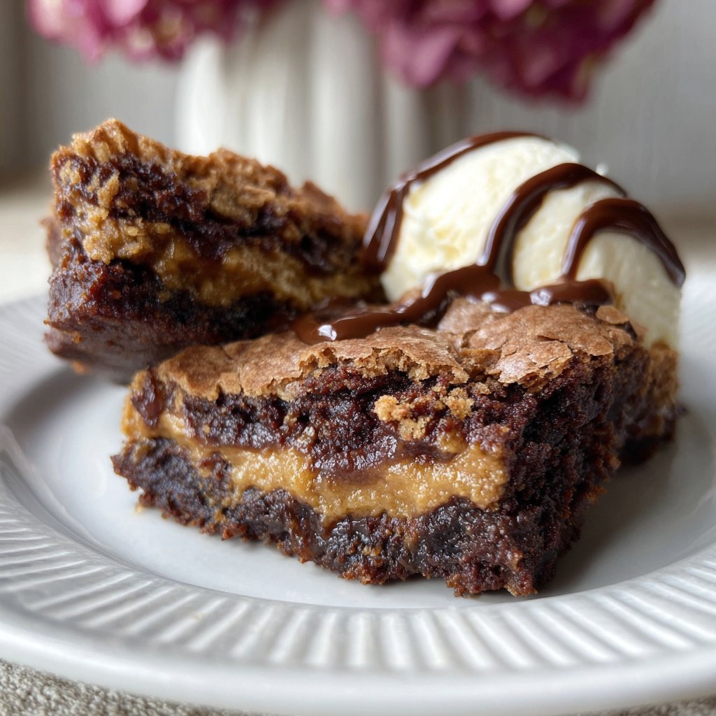 Peanut Butter Cup Stuffed Brookies Peanut Butter Cup Stuffed Brookies