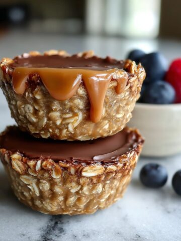 Peanut Butter Protein Oatmeal Cups