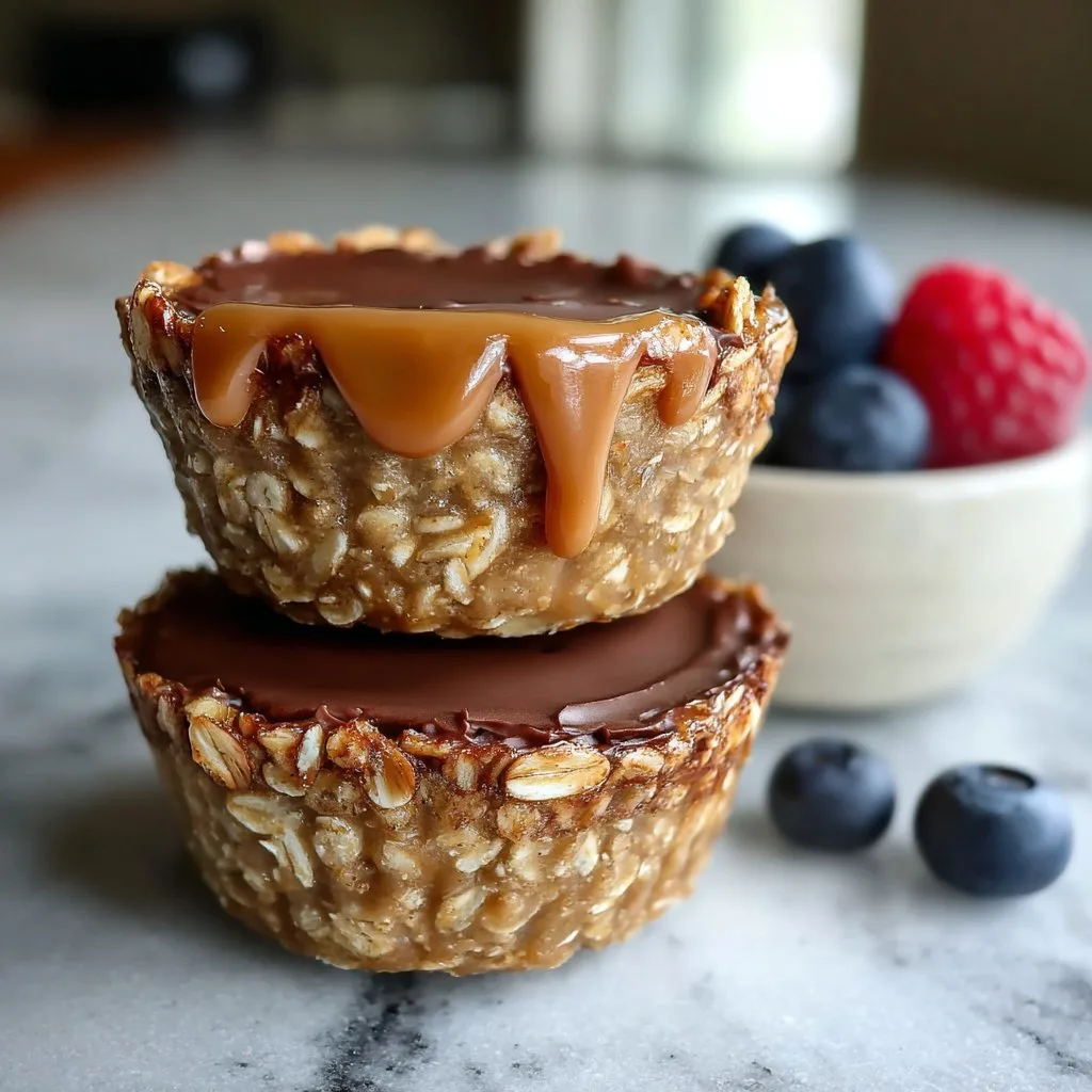Peanut Butter Protein Oatmeal Cups