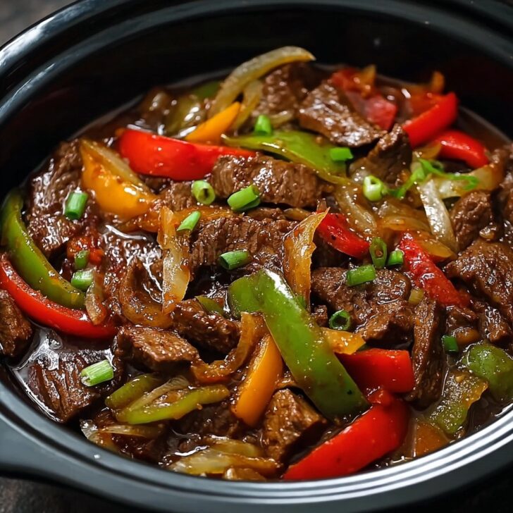 PEPPER STEAK IN A CROCK POT