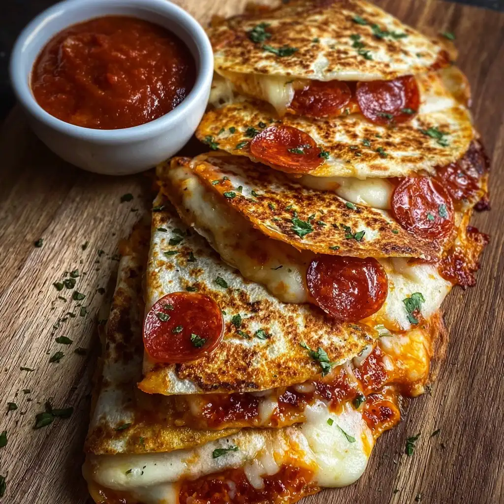 Pepperoni Pizza Quesadillas Pepperoni Pizza Quesadillas