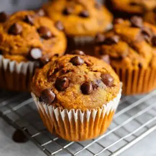 pumpkin chocolate chip muffins