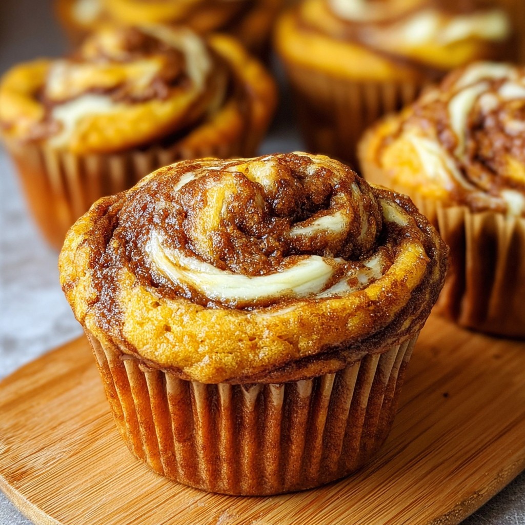 Pumpkin Swirl Muffins