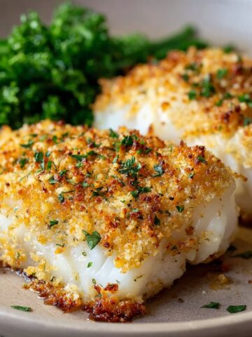 Quick Oven-Baked Cod with Parmesan Crust