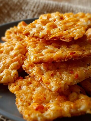 Rice Krispie Cheddar Crackers