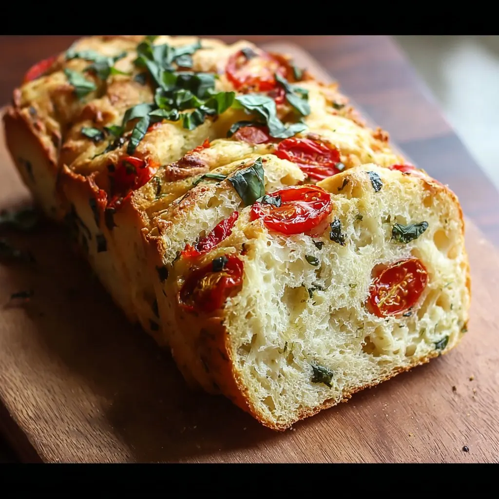 Savory Caprese Bread Savory Caprese Bread