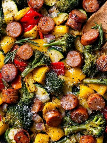 Sheet Pan Sausage and Veggies
