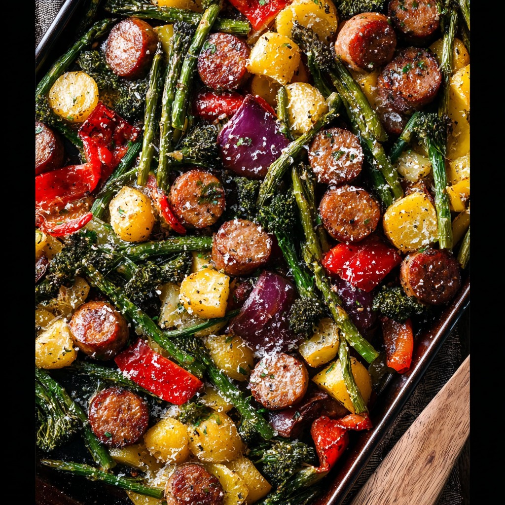 Sheet Pan Sausage and Veggies