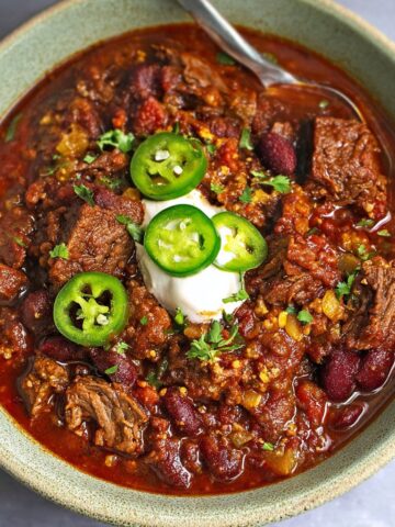 Short Rib and Chorizo Chili Recipe