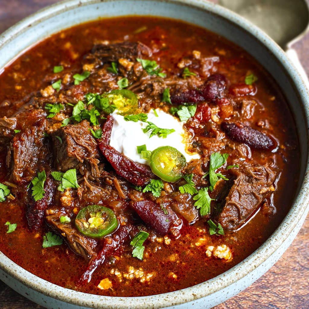 Short Rib and Chorizo Chili Recipe Short Rib and Chorizo Chili Recipe