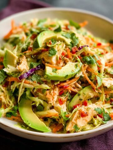 Shredded Thai Salad with Avocado
