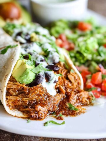 Slow Cooker Cafe Rio Sweet Shredded Pork for Burritos