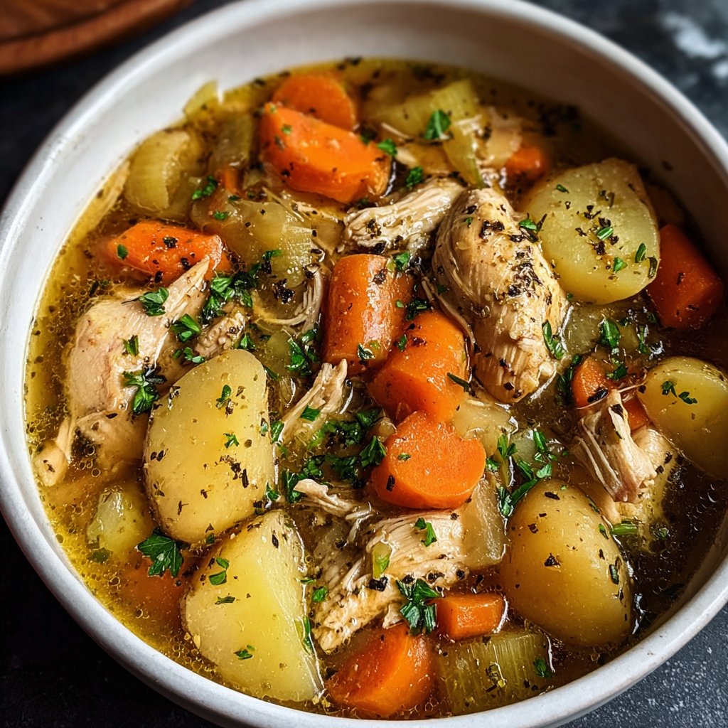 Slow Cooker Chicken Stew Recipe