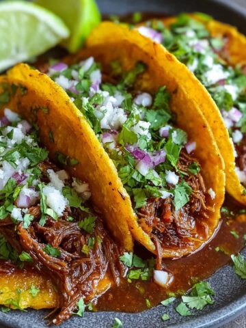 Slow Cooker Easy Mexican Birria Tacos