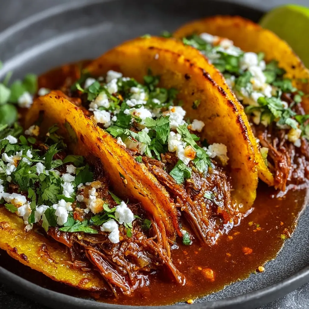 Slow Cooker Easy Mexican Birria Tacos Slow Cooker Easy Mexican Birria Tacos