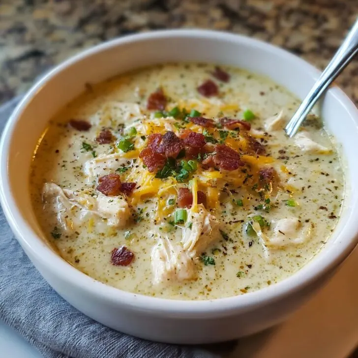 Slow Cooker Keto Chicken Cream Cheese Soup