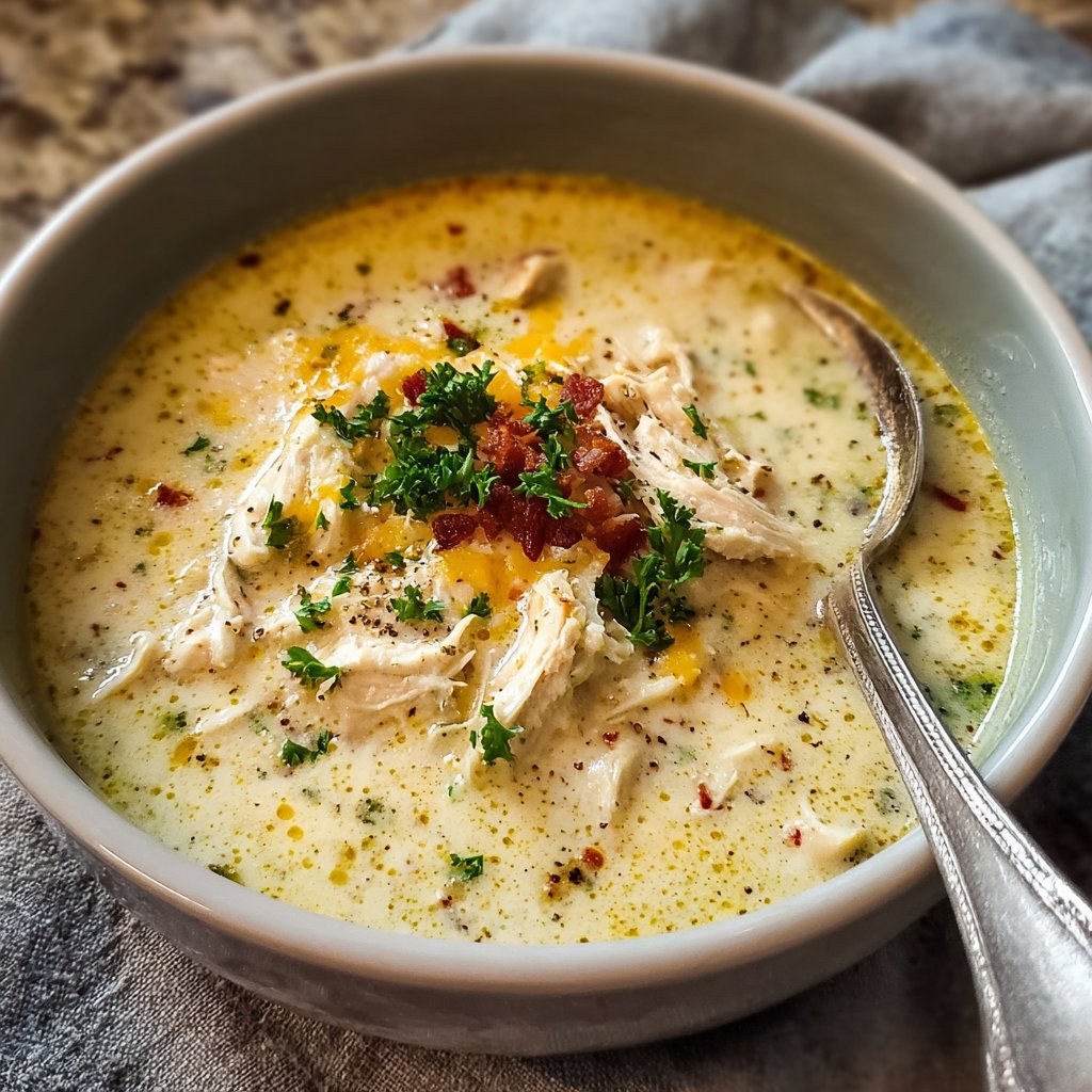 Slow Cooker Keto Chicken Cream Cheese Soup Slow Cooker Keto Chicken Cream Cheese Soup