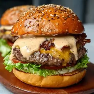 smash burgers with baconnaise sauce recipe