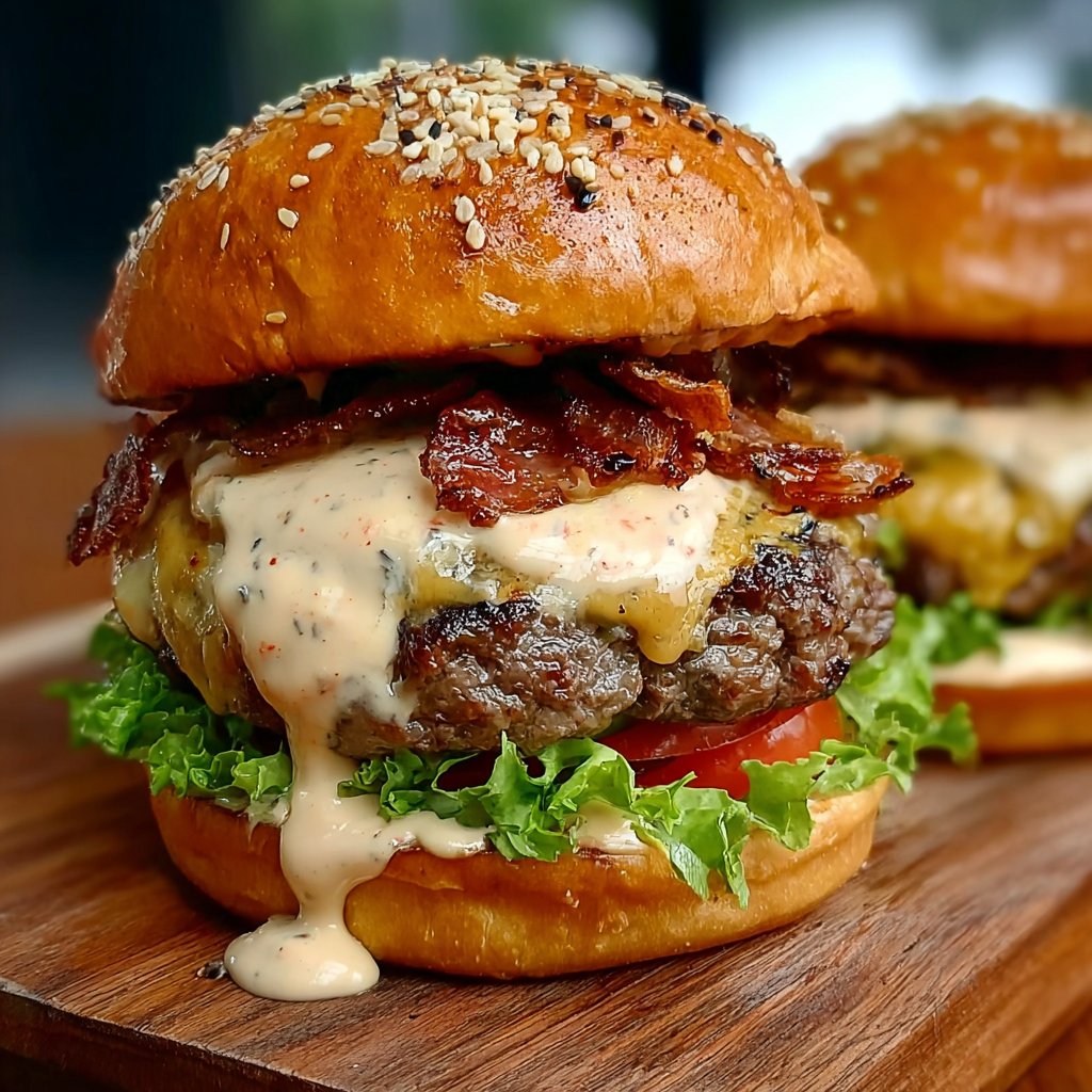 Smash Burgers with Baconnaise Sauce Recipe Smash Burgers with Baconnaise Sauce Recipe