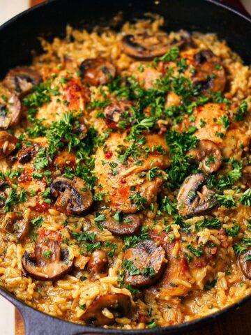 Smothered Chicken and Rice