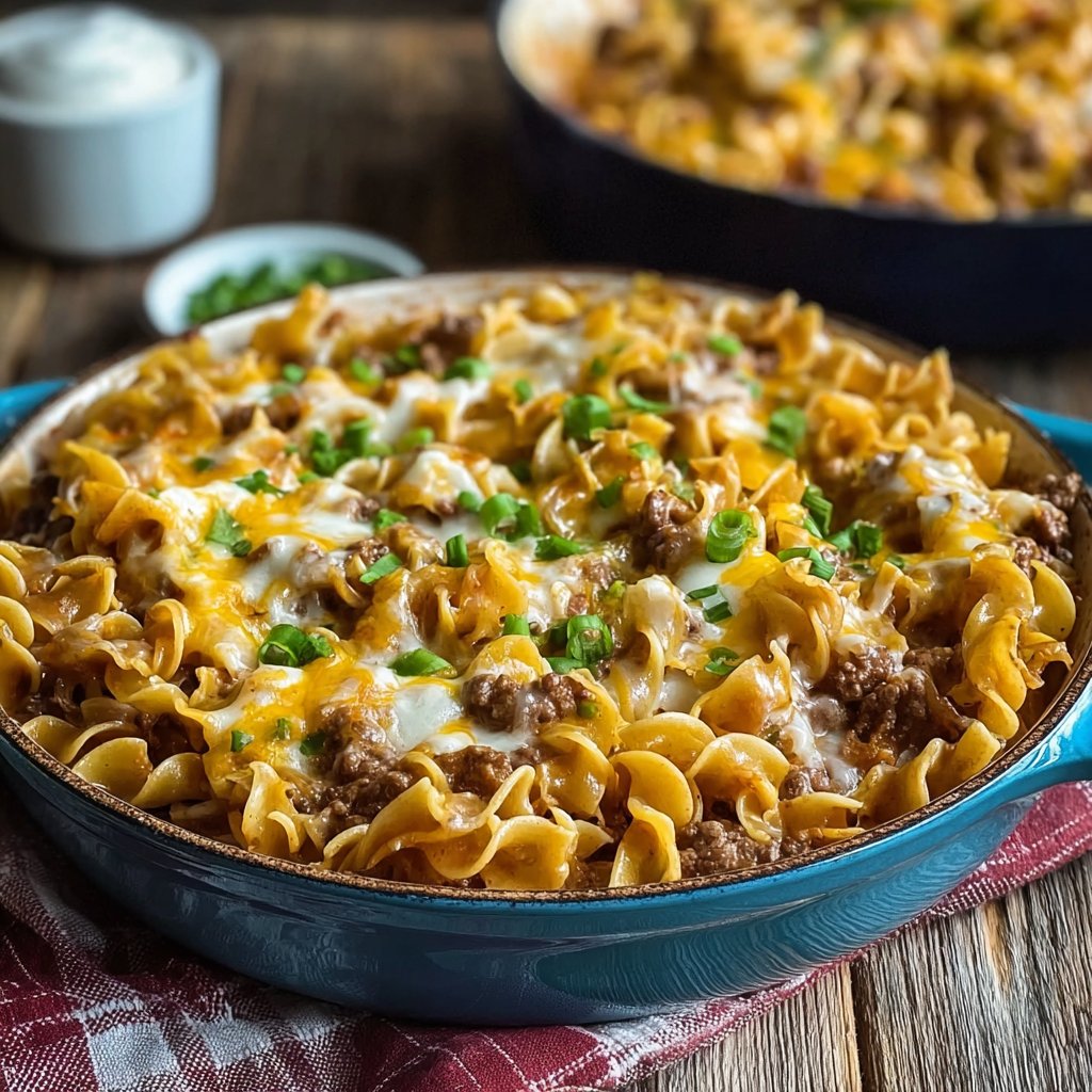 Sour Cream Beef Noodle Casserole