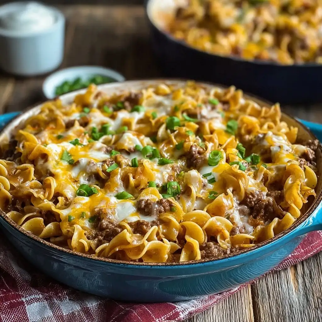 Sour Cream Beef Noodle Casserole
