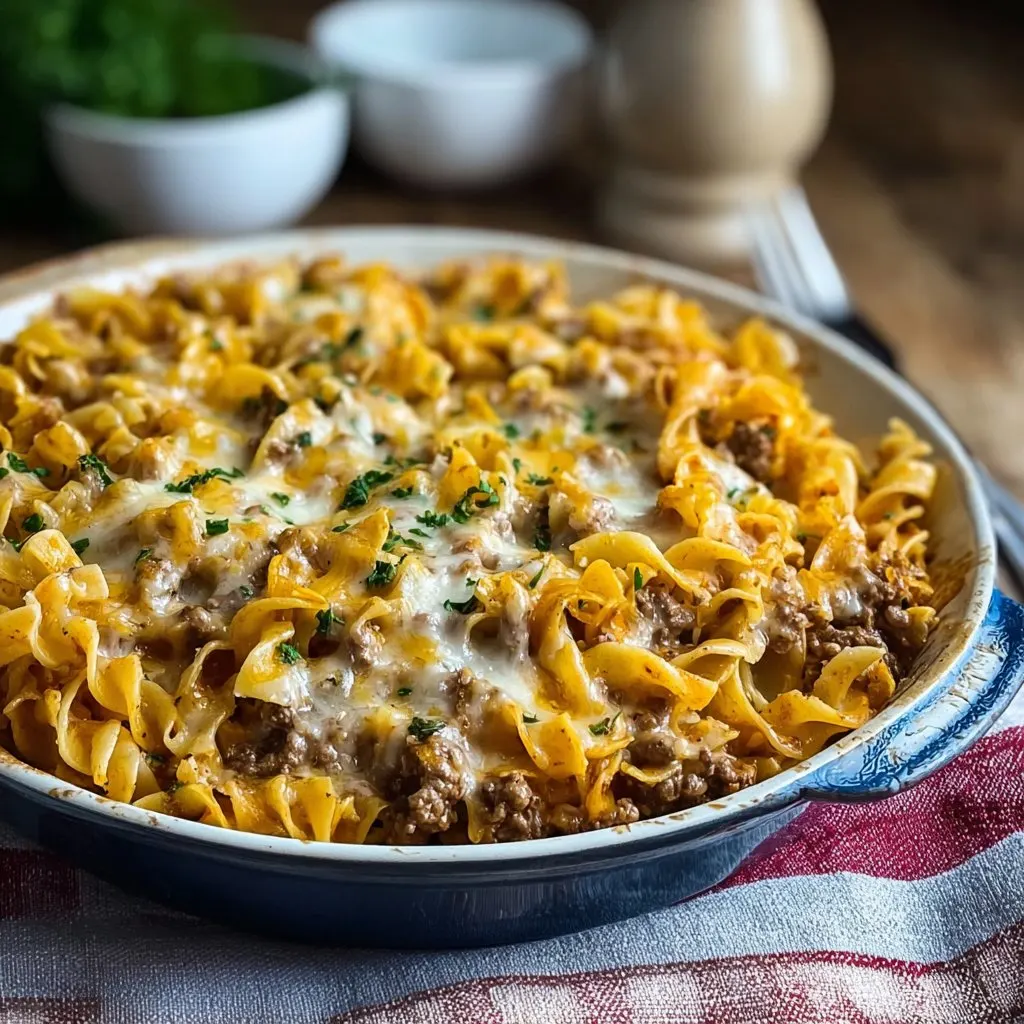 Sour Cream Beef Noodle Casserole