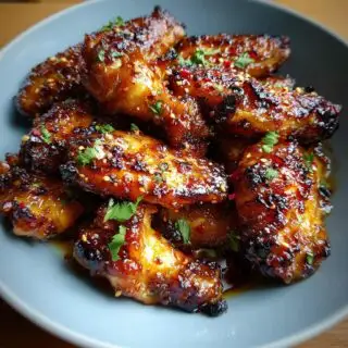 sticky pineapple teriyaki chicken wings in steps