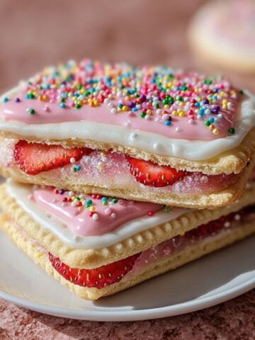Strawberry Pop Tart Sugar Cookies