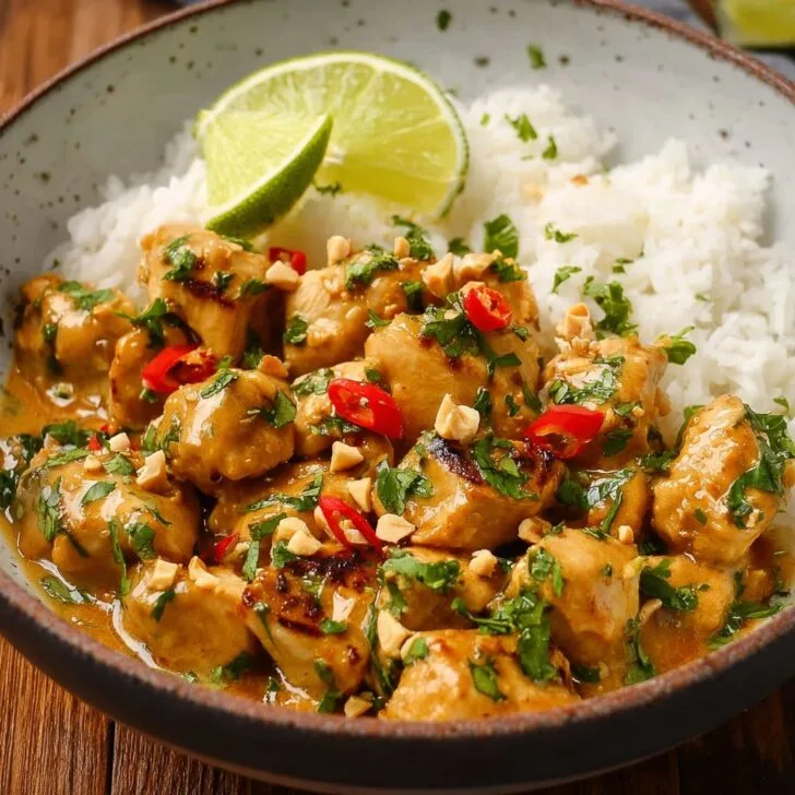 Thai Peanut Chicken in Under 30 Minutes