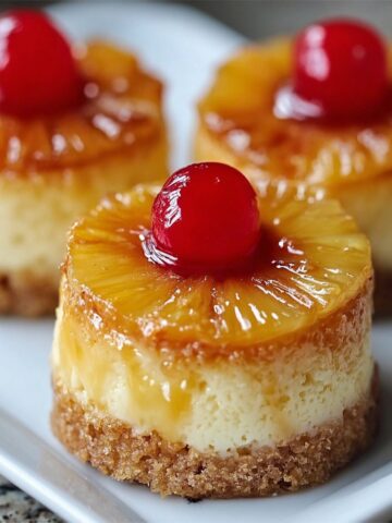 The Best Recipe For Mini Pineapple Upside-Down Cheesecakes The Best Recipe For Mini Pineapple Upside-Down Cheesecakes