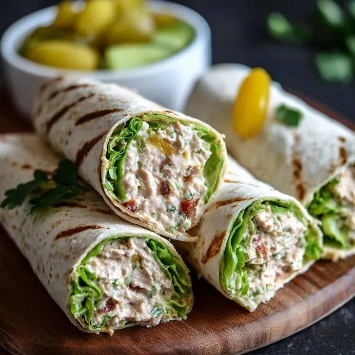 Tuna Cottage Cheese Wraps