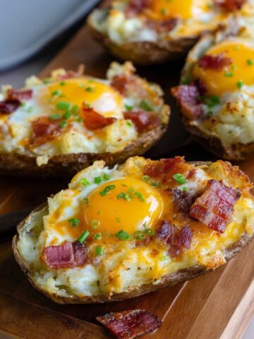 Twice Baked Loaded Breakfast Potatoes Twice Baked Loaded Breakfast Potatoes