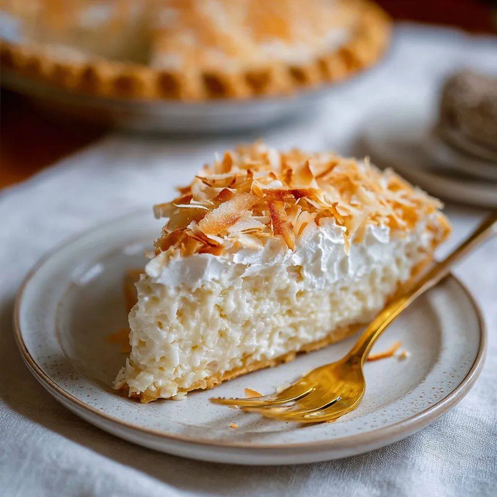 Vegan Coconut Pie