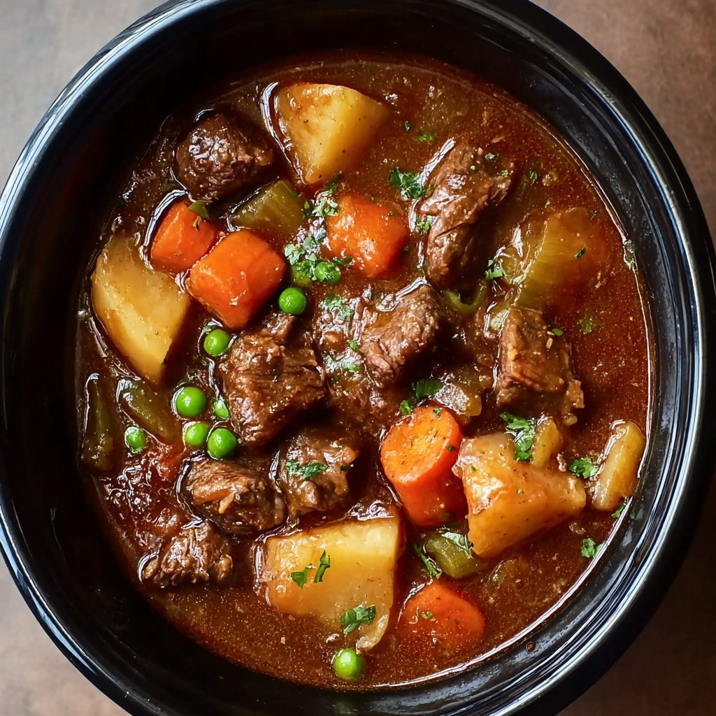 Wholesome Crockpot Beef Stew Wholesome Crockpot Beef Stew