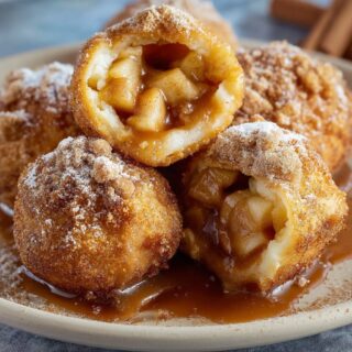 air fryer apple pie bombs