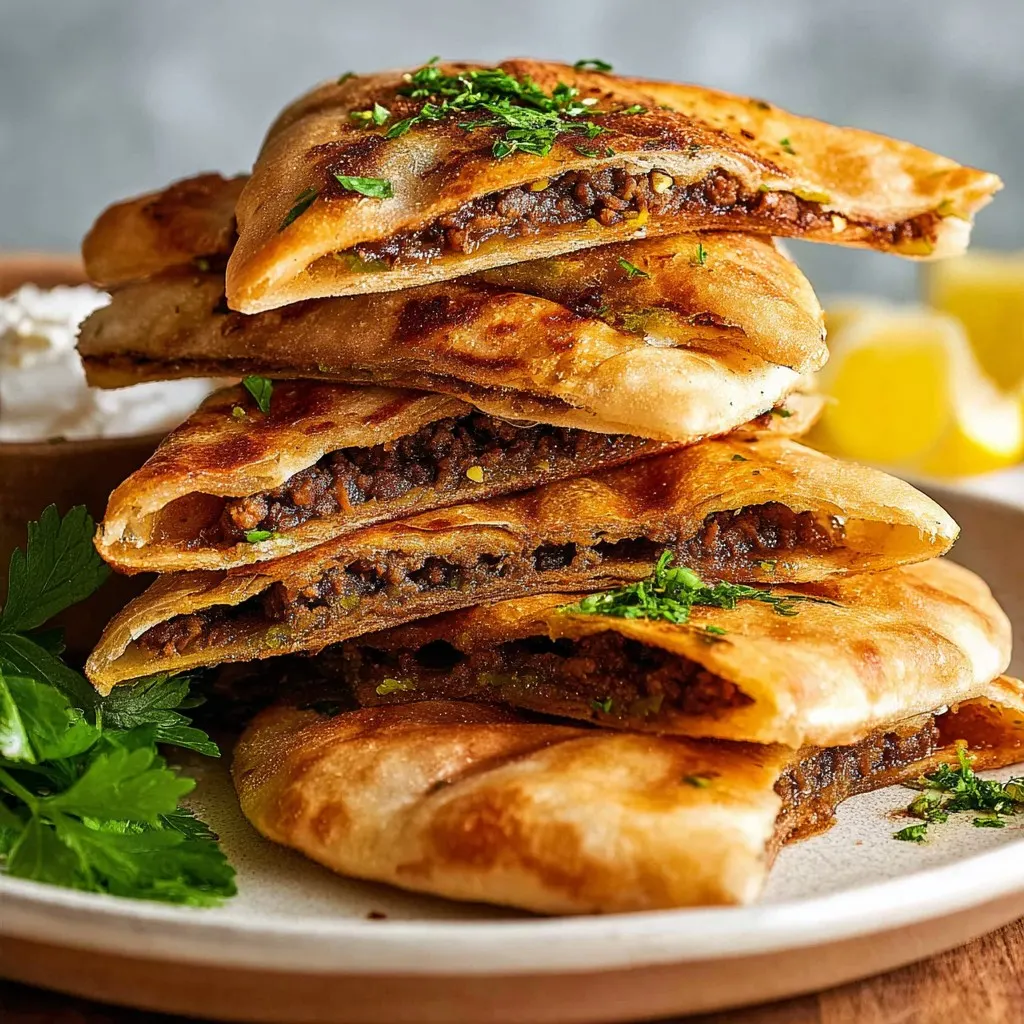Arayes – Lebanese Meat-Stuffed Crispy Pita Arayes – Lebanese Meat-Stuffed Crispy Pita