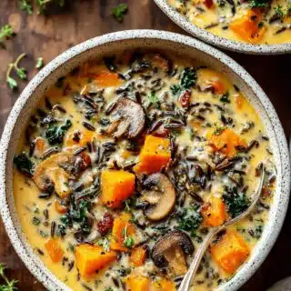 autumn wild rice soup