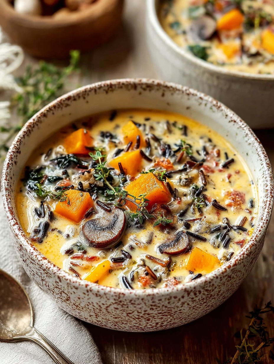 Autumn Wild Rice Soup