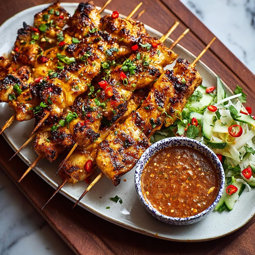 Bang Bang Chicken Skewers Recipe